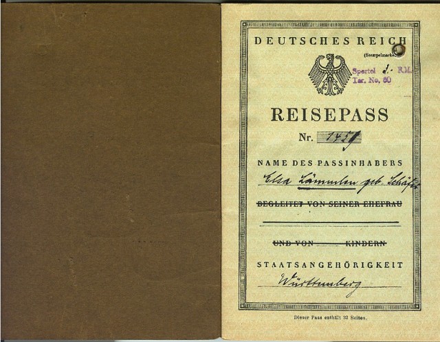Schaefer, Elsa Passport 1929 (2)