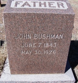 bushman, john b. 1943 headstone